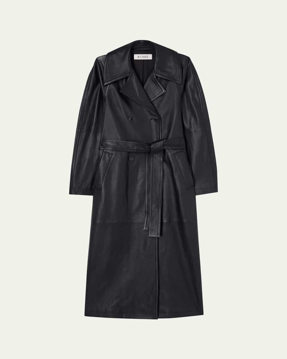 Leather Trench Coat